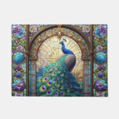 Keuken Vloermat Peacock Glas in lood Deurmat (Voorkant)