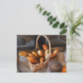 Keuken - Voedsel - Brood - Vers brood Briefkaart (Staand voorkant)