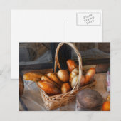 Keuken - Voedsel - Brood - Vers brood Briefkaart (Voorkant / Achterkant)