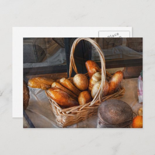 Keuken - Voedsel - Brood - Vers brood Briefkaart (Voorkant / Achterkant)