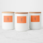 Keuken Voedselopslag Canister Sticker Set (Flessen)