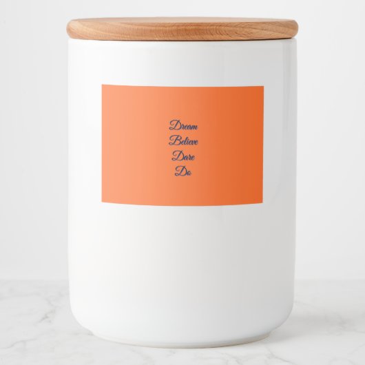 Keuken Voedselopslag Canister Sticker Set (Voorkant)