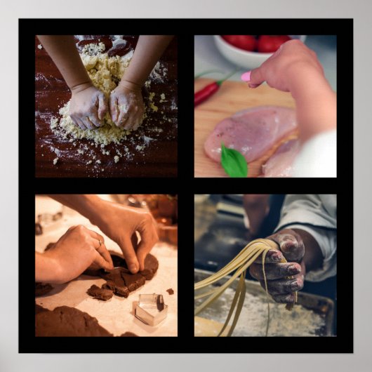 Keuken-/voetgangersposter 4 poster (Voorkant)