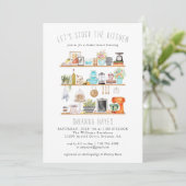 Keuken vol Bridal Shower Uitnodiging (Staand voorkant)
