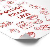Keuken Vol Liefde Boerderij Keuken Poster (Hoek)