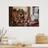 Keuken - Voor de meester Chef Poster (Keuken)