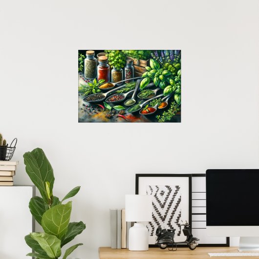 Keuken voor leuke eters poster (Thuiskantoor)