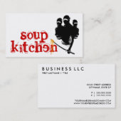 keuken voor soep : ninja noedels visitekaartje (Voorkant / Achterkant)