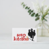 keuken voor soep : ninja noedels visitekaartje (Staand voorkant)