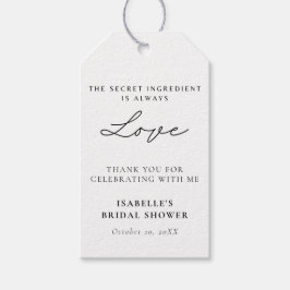 Keuken Voorraad Bruids Bruiloft Cadeaulabel