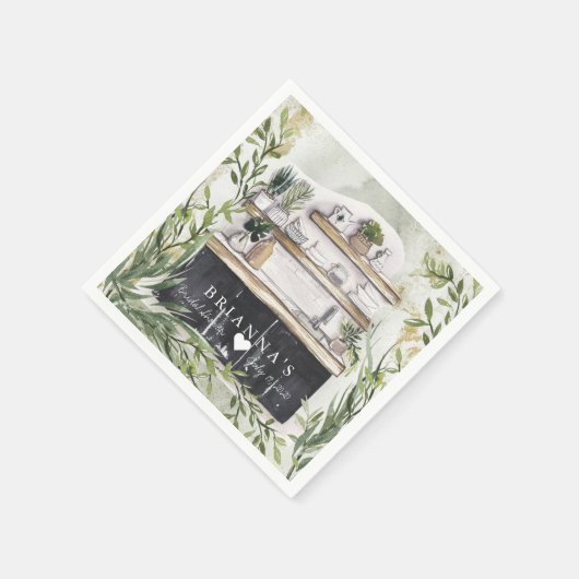 Keuken Voorraad Bruids Bruiloft Verjaardag Persoon Servet (Hoek)