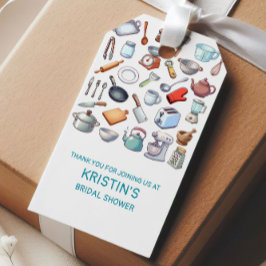 Keuken Voorraad Modern Bruidsbad  Cadeaulabel