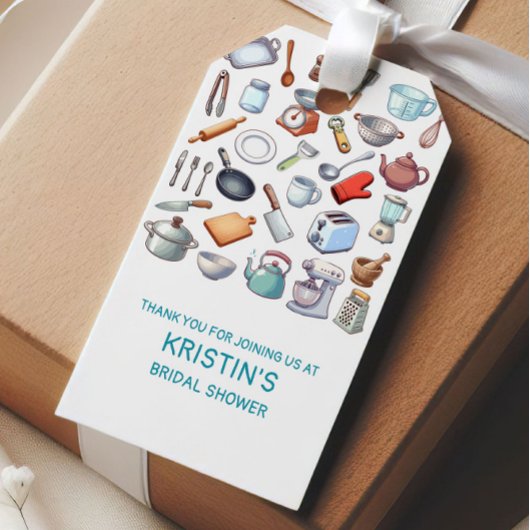 Keuken Voorraad Moderne Bruidsdouche  Cadeaulabel