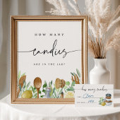 Keuken Vrijgezellenfeest Snoep Gissen Spelbord Poster