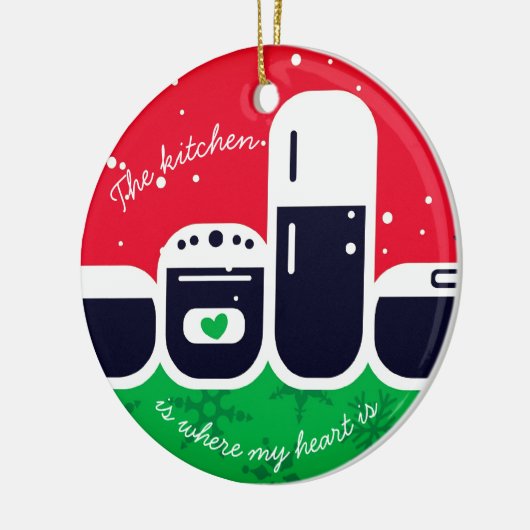 Keuken waar mijn hart het ornament van de (Links)