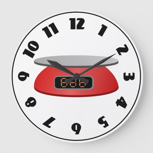 Keuken weegschaal klok (Voorkant)