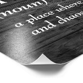 Keuken woordenboek definitie foto afdruk (Hoek)