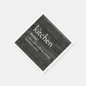 Keuken woordenboek definitie servet (Hoek)