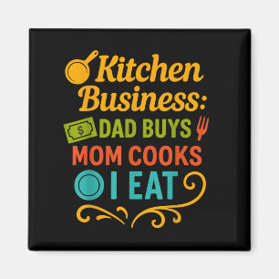 Keuken Zakelijk Papa Koopt Mam Koks Ik Eet Iconisc Magneet