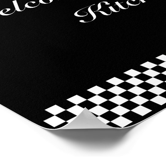 Keukenafdruk kookkersen poster (Hoek)