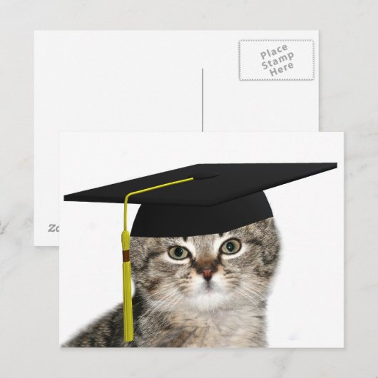 Keukenafstuderen Aankondigingskaart (Voorkant / Achterkant)