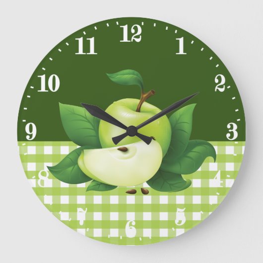 Keukenappeldecor Grote Klok (Voorkant)