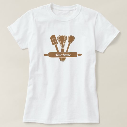  keukenbakker t-shirt (Design voorkant)