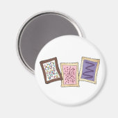 Keukenbakkerij ontbijtbroodroosters gebak magneet (Voorkant / Achterkant)