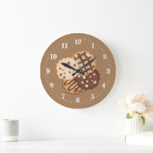 keukenbakkersbakkerswaren met leuke zelfgemaakte k grote klok (Huis)