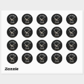 🔪 Keukenbemanning Restaurant Personeel Uniform Lo Ronde Sticker (Vel)
