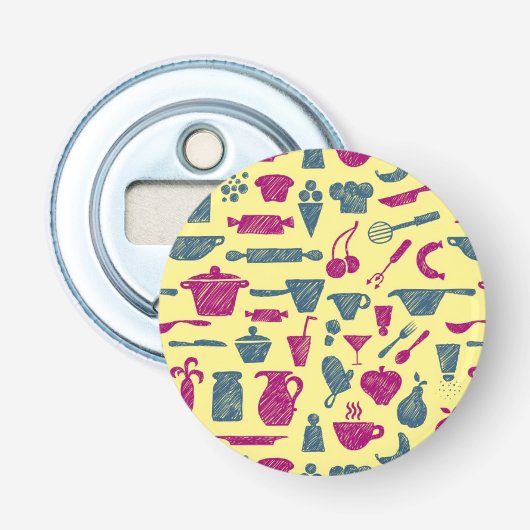 Keukenbenodigdheden Button Flesopener (Voorkant)