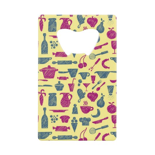 Keukenbenodigdheden Creditkaart Flessenopener (Voorkant)