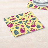 Keukenbenodigdheden Kartonnen Onderzetters (Schuin)