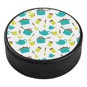 Keukenbenodigdheden, kookgerei, bestek, keukengere hockey puck