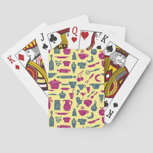 Keukenbenodigdheden Pokerkaarten (Achterkant)