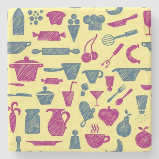 Keukenbenodigdheden Stenen Onderzetter (Voorkant)