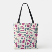 Keukenbenodigdheden Tote Bag (Achterkant)
