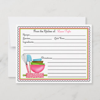 Keukenbenodigdheden voor het bakken Kaarten voor h