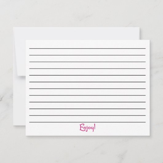 Keukenbenodigdheden voor het bakken Kaarten voor h (Achterkant)