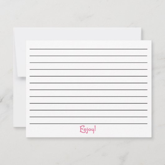 Keukenbenodigdheden voor het bakken Kaarten voor h (Achterkant)