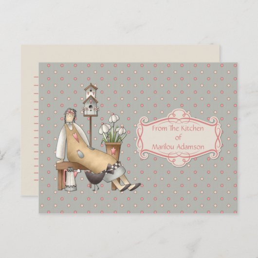 Keukenbergkaarten voor elk land briefkaart (Voorkant / Achterkant)