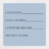 Keukenbewaarkast/vriezer Labels (Design 2)