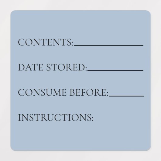 Keukenbewaarkast/vriezer Labels (Design 2)