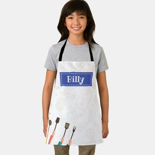 Keukenblauw Schort (Insitu)