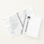 Keukenboek recept gepersonaliseerd notitieboek (Binnen)