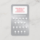 Keukenbonen Visitekaartje (Achterkant)