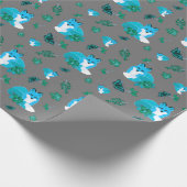 Keukenbossen met vos- en vlinderbos cadeaupapier (Hoek)