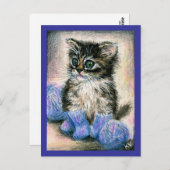 Keukenbreien met garen briefkaart (Voorkant / Achterkant)