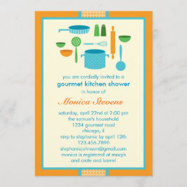 Keukenbridal Shower Invitation Kaart