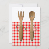 Keukenbridal Shower-uitnodigingen Kaart (Voorkant)